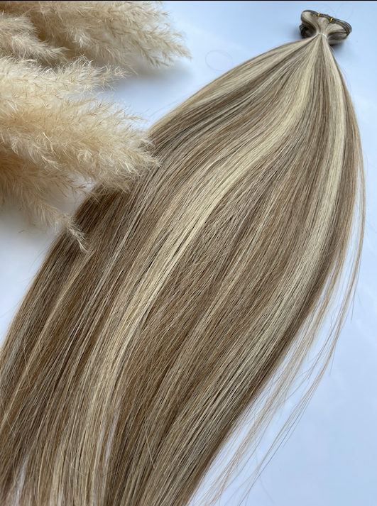 24" Chesnut brown | caramel | Human Hair Weft Gossip Girl | blonde mix | Scandinavian blonde | sunset boulevard | Barley blonde | celebrity choice| | Beauty works | russian Mongolian hair | weft | weave | extensions supplier | Dubai Hair Extensions | Beauty Works Online | Lullabellz | Easilocks | Bellami | Great Lengths | Glamlox | Hair Kings | Remi cachet | additional lengths | razzle dazzle | Hair choice | Hair Kings | Transform | Prestige | sway | beachwashed | weaves and waves | melrose