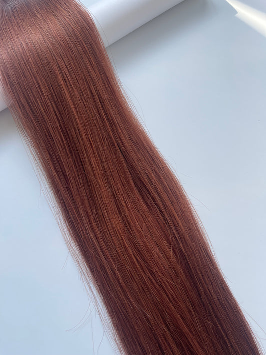 WEFT | HUMAN HAIR EXTENSIONS | RED MY MIND | 50g 20"